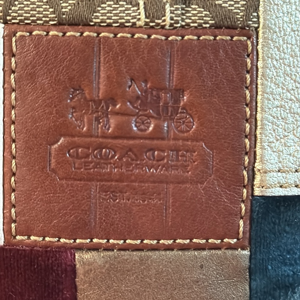 Coach “2007” Y2K Holiday Patchwork Crossbody/Swing Bag (#40929)(EUC) - Picture 7 of 17